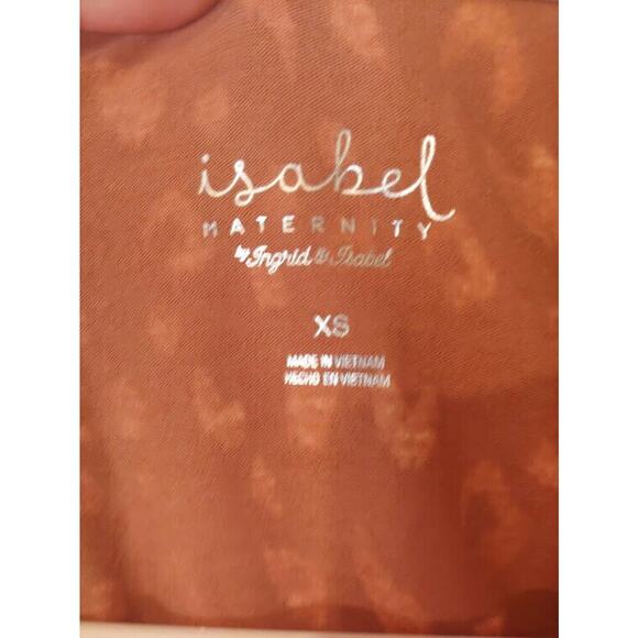 New Target Ingrid & Isabel Maternity Pregnancy Shirt Dress Size XS - Picture 5 of 5